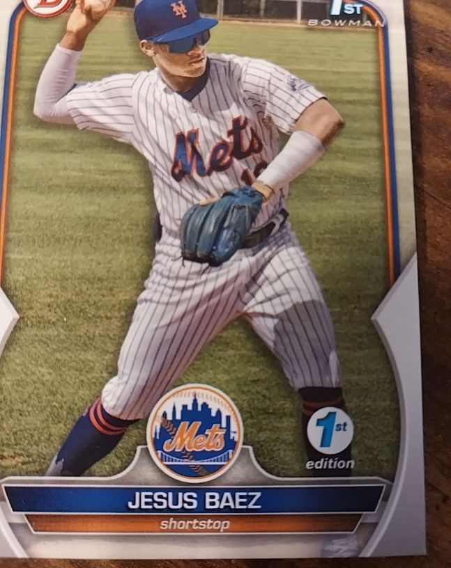 2023 Bowman 1st Edition #BPPF-12 Jesus Baez — front