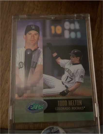 2002 Todd Helton Topps e-Topps #16 Colorado Rockies — front
