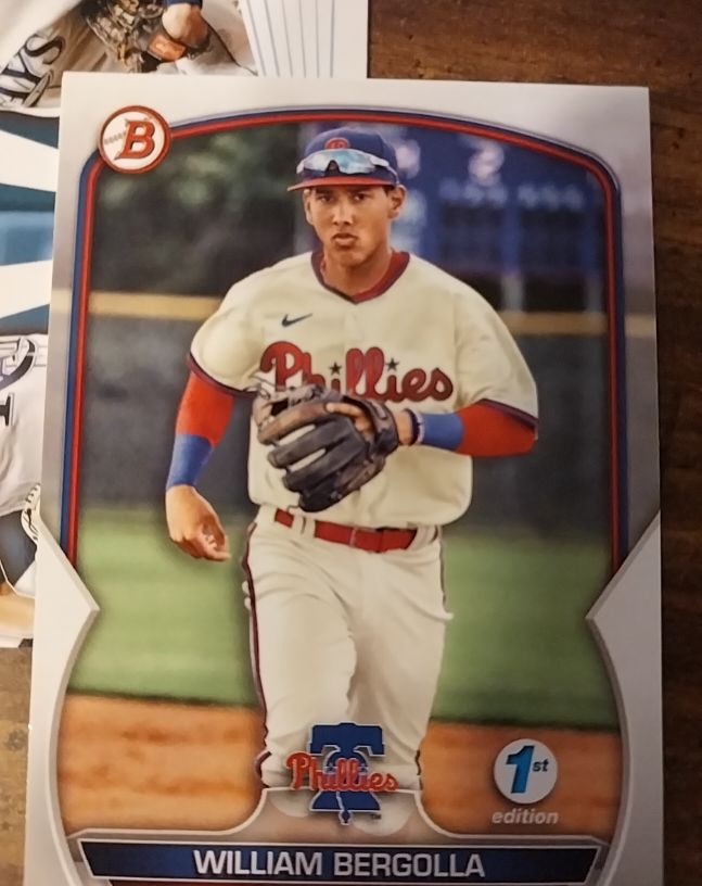 2023 Bowman Prospects Paper #BP-67 William Bergolla — front