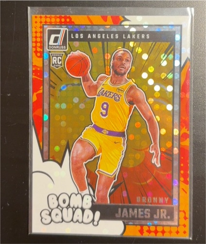 2024-25 Panini Donruss #14 Bronny James Jr. — front