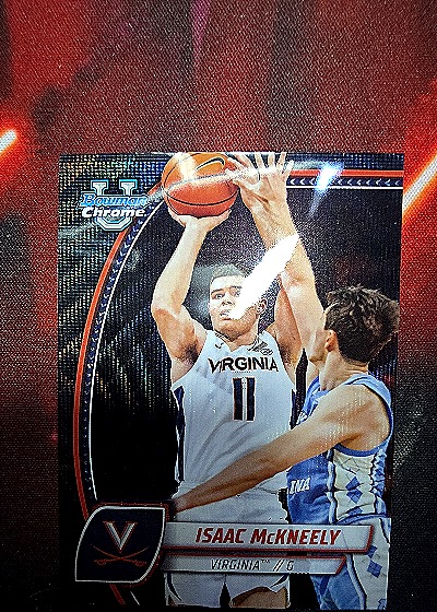 2024-25 Bowman University Chrome #91 Isaac McKneely — front