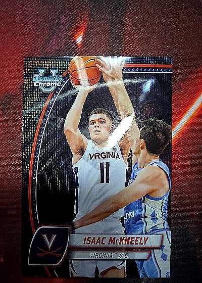 2024-25 Bowman University Chrome #91 Isaac McKneely — front