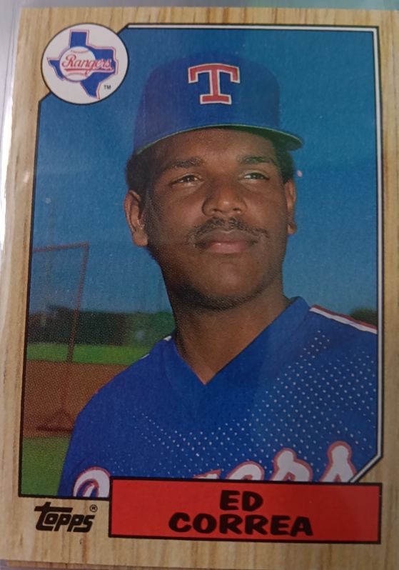 1987 Topps #334 Ed Correa — front