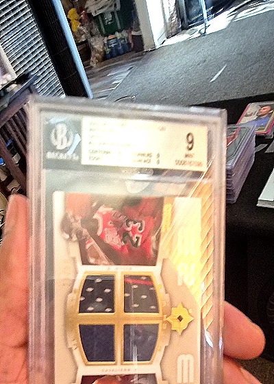 2003 Upper Deck LeBron James Quad Patch — front