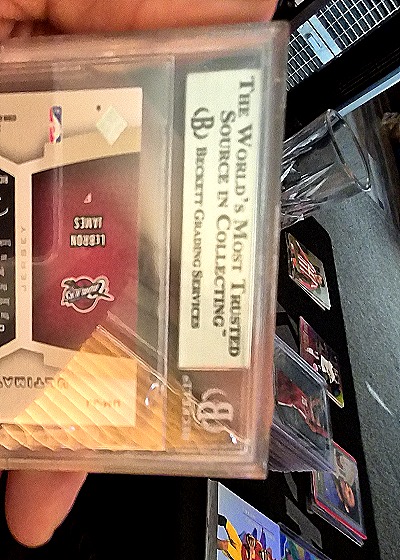 2003 Upper Deck LeBron James Quad Patch — back
