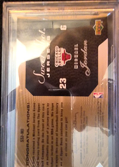2005-06 Upper Deck Sweet Shot #SSJ-MJ Michael Jordan — back