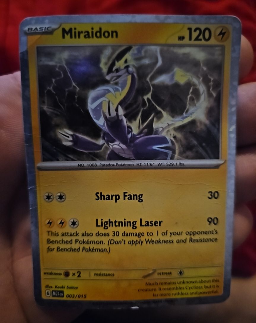 2024 Pokémon McDonald's Promos #003 Miraidon — front
