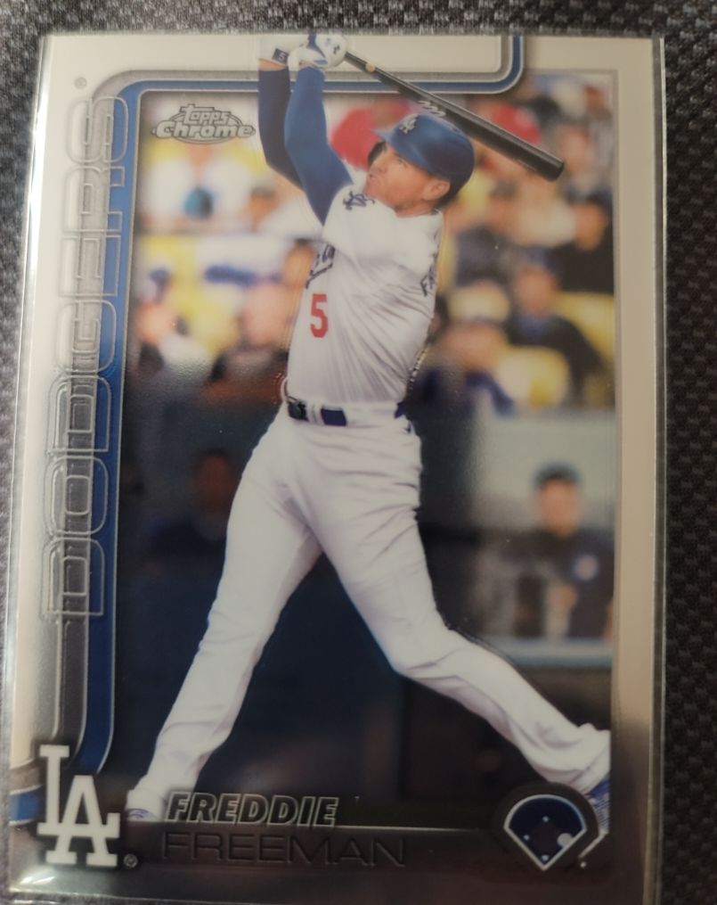 2025 Topps Chrome #23 Freddie Freeman — front