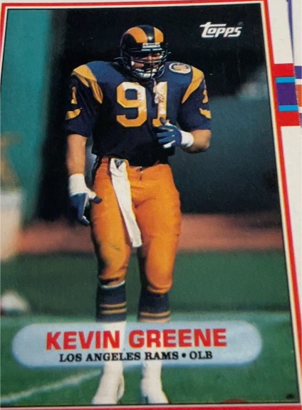 1989 Topps #134 Kevin Greene — front