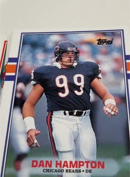 1989 Topps #66 Dan Hampton — front