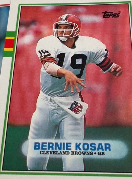 1989 Topps #141 Bernie Kosar — front