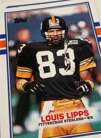 1989 Topps #318 Louis Lipps — front