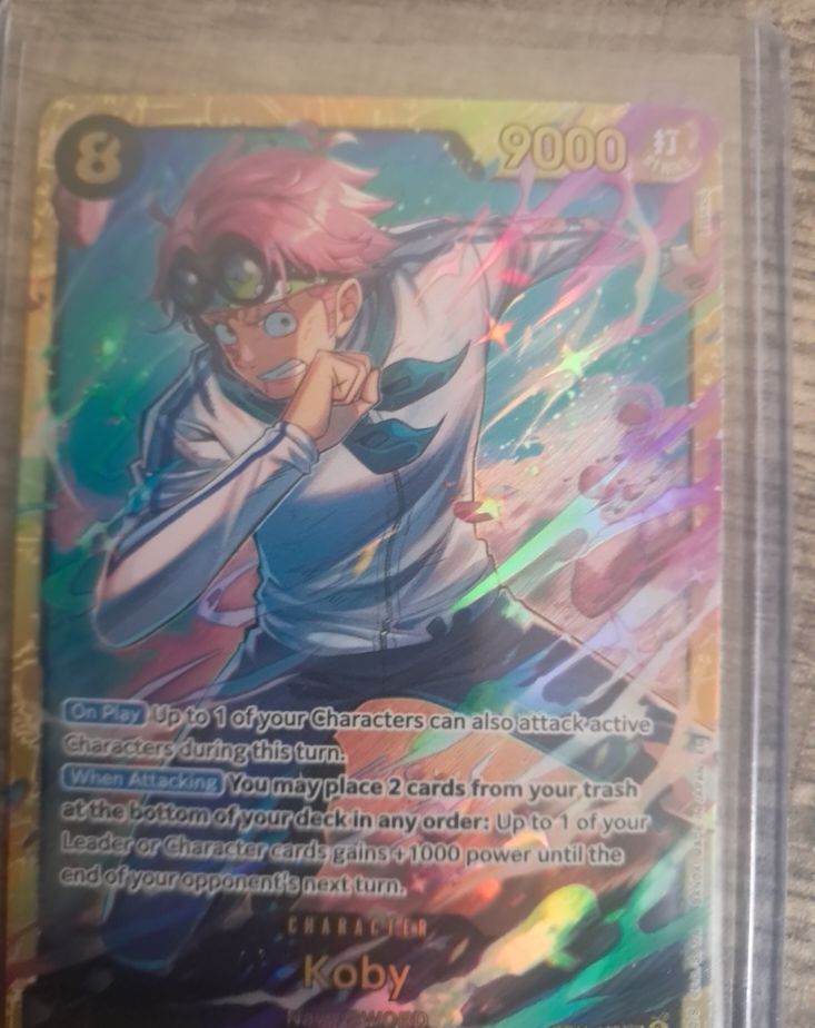 One Piece Card Game 2023 OP11-119 Koby A Fist of Divine Speed — front