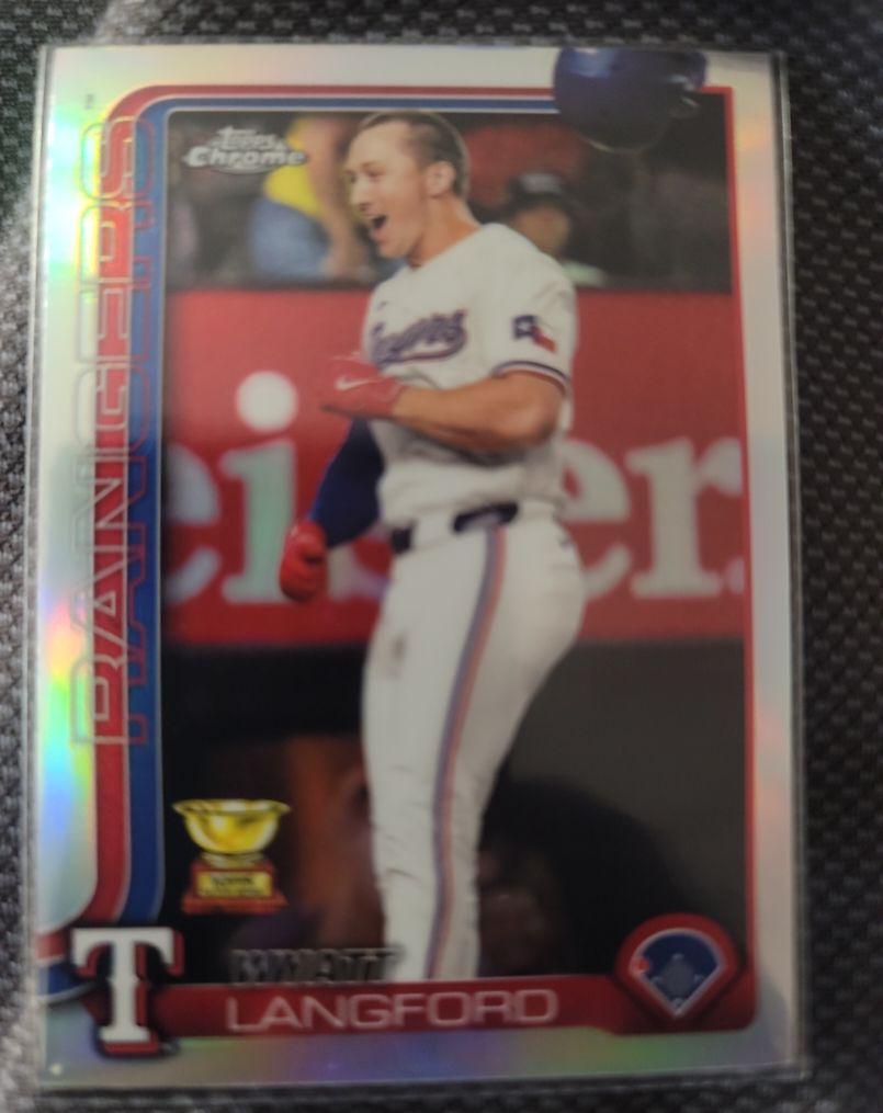 2025 Topps Chrome #68 Wyatt Langford — front
