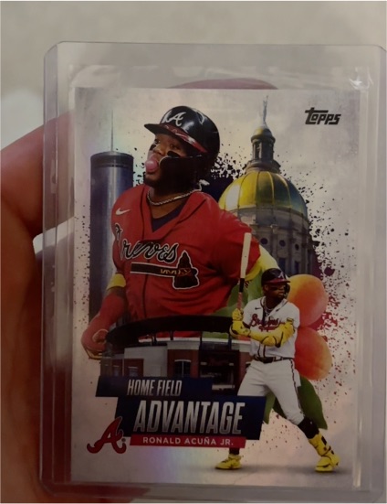 2025 Topps Series 1 Home Field Advantage #HA-2 Ronald Acuna Jr. — front