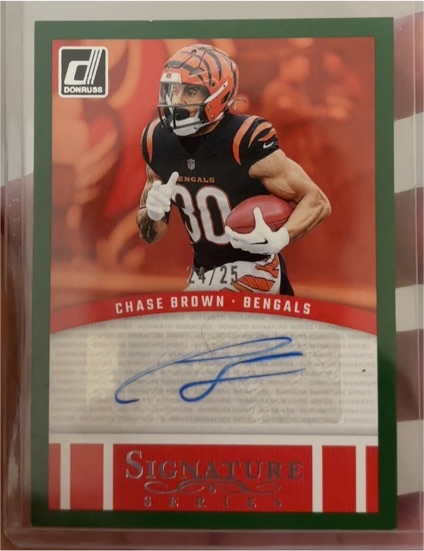2024 Donruss Signature Series #SSE-CBR Chase Brown — front