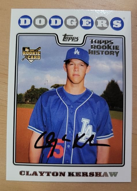 2018 Topps Archives #UH240 Clayton Kershaw — front