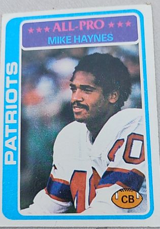 1978 Topps #380 Mike Haynes — front