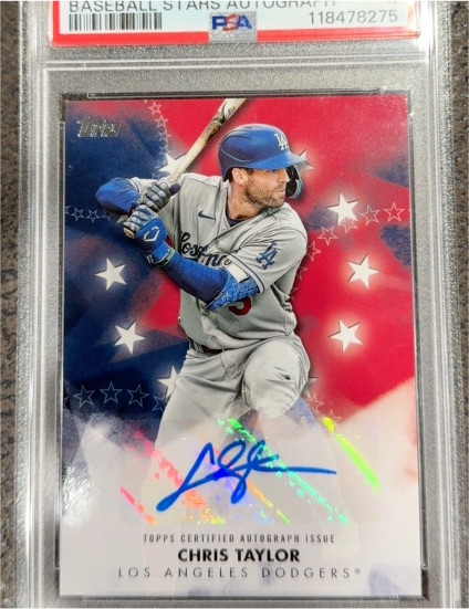 2024 Topps Series 1 Baseball Stars Autographs #BSA-CT Chris Taylor — front