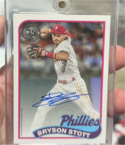 2024 Topps Series 2 1989 Topps Baseball Autographs #89BA2-BS Bryson Stott — front