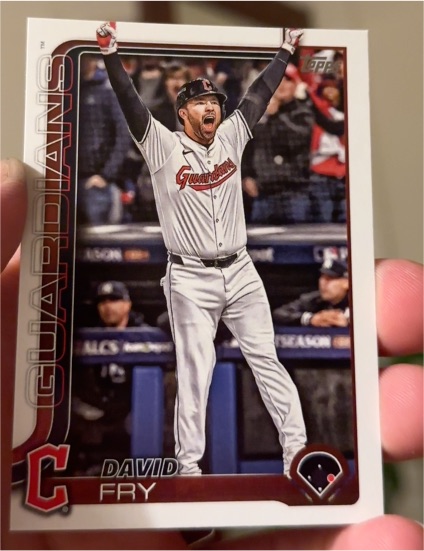 2025 Topps #401 David Fry — front