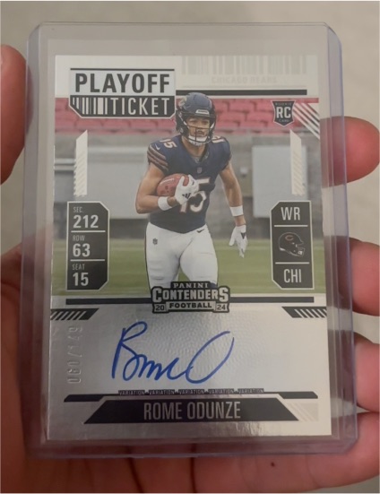 2024 Panini Contenders #104 Rome Odunze — front