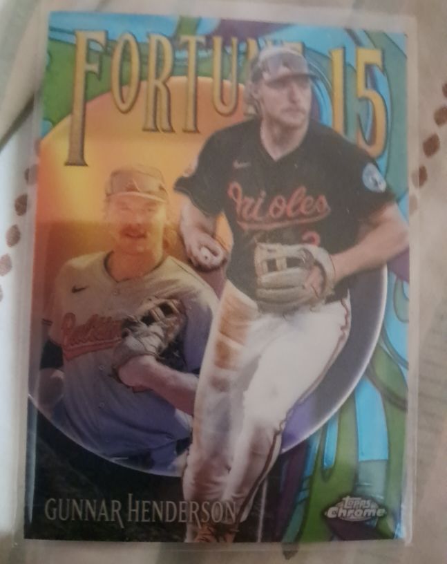 2025 Topps Chrome Fortune 15 #F15-2 Gunnar Henderson — front