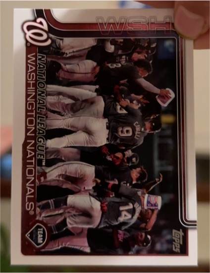 2025 Topps #507 Washington Nationals — front