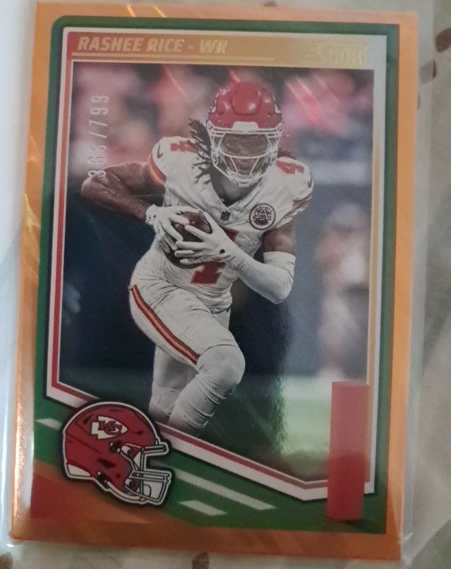 2025 Panini Score #182 Rashee Rice — front