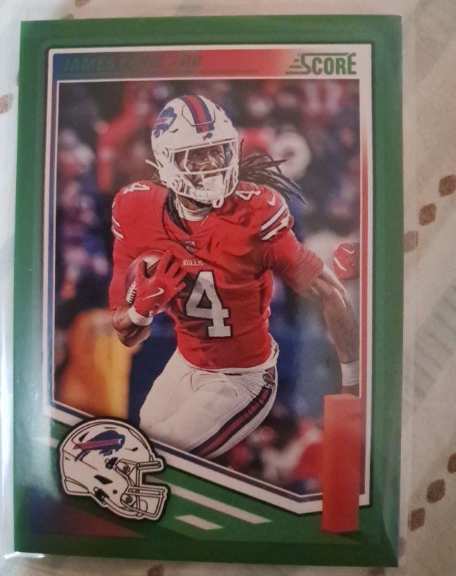 2025 Panini Score Football #124 James Cook — front