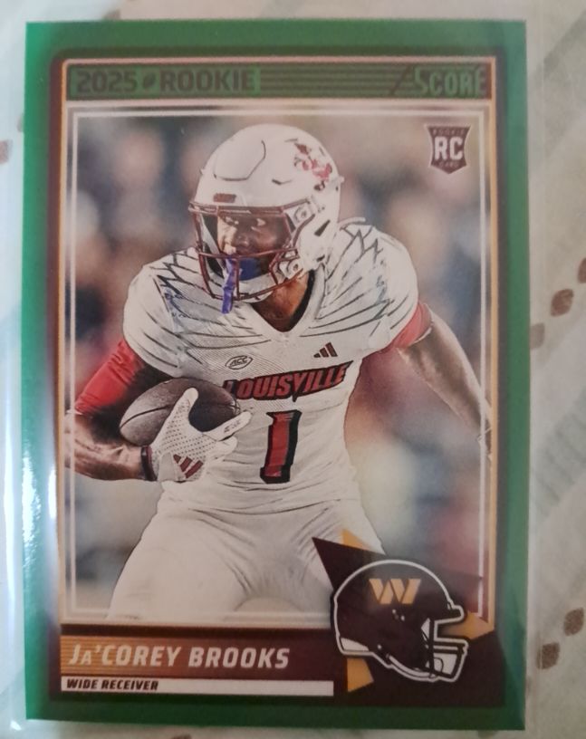 2025 Panini Score #61 Ja'Corey Brooks — front