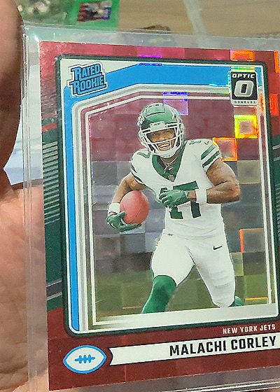 2022 Donruss Optic Rated Rookie Malachi Corley — front