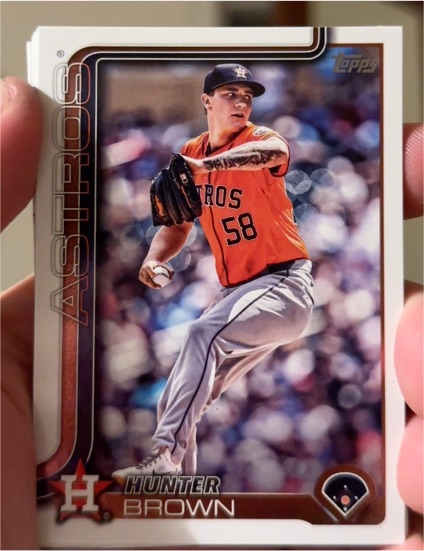 2023 Topps #58 Hunter Brown — front