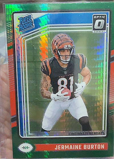 2022 Donruss Optic Rated Rookie #81 Jermaine Burton — front