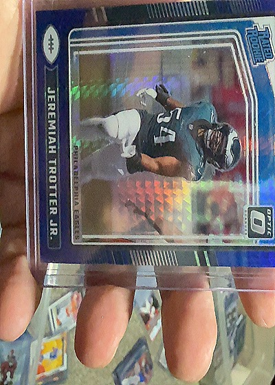 2021 Donruss Optic Power Talent #PT-JT Jeremiah Trotter Jr. — front