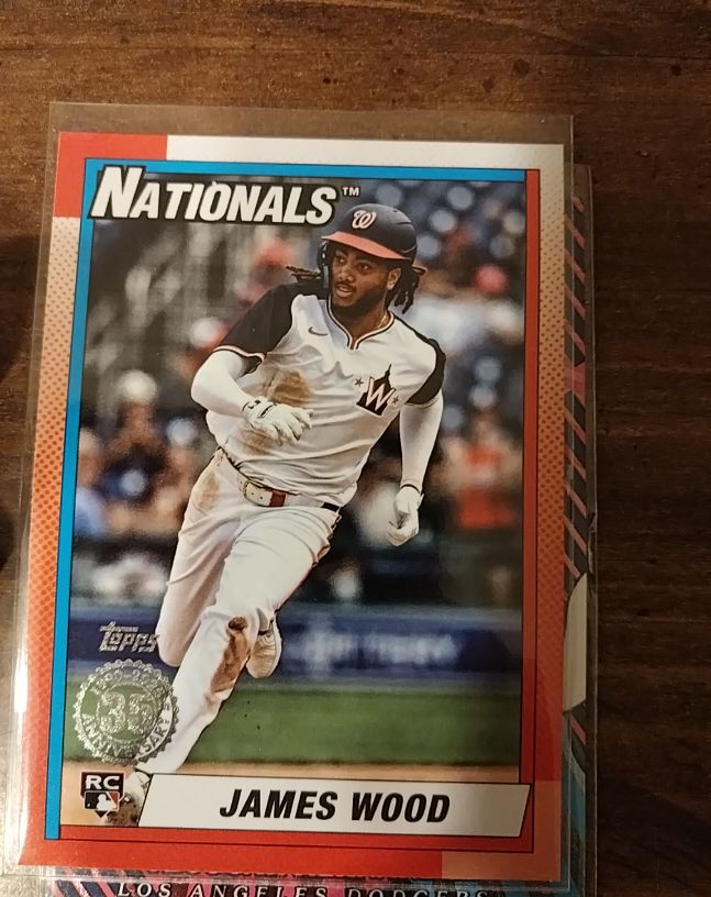 2023 Topps Heritage #35 James Wood — front