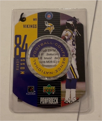 1997 Upper Deck Powerdeck #84 Randy Moss — front