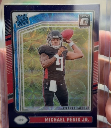 2023 Donruss Optic Rated Rookie Michael Penix Jr. — front