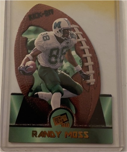 1996 Pro Set KIX #KIX-98 Randy Moss — front