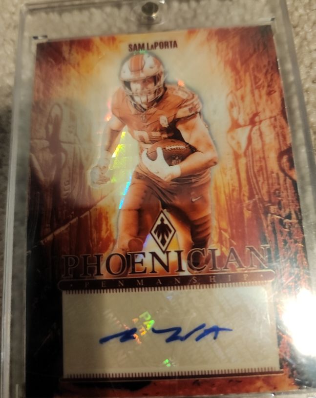 2023 Panini Phoenix Penmanship Sam LaPorta — front