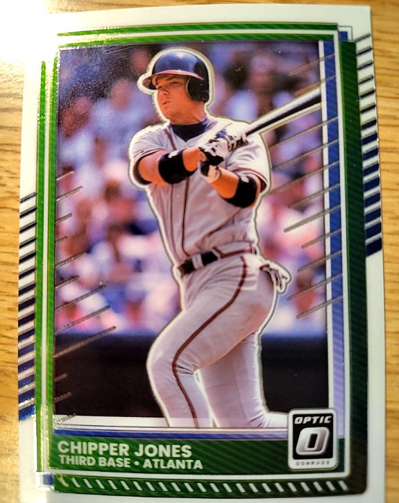2019 Donruss Optic #64 Chipper Jones — front