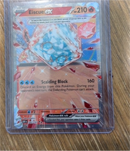 2016 Pokémon #62 Eiscue ex — front