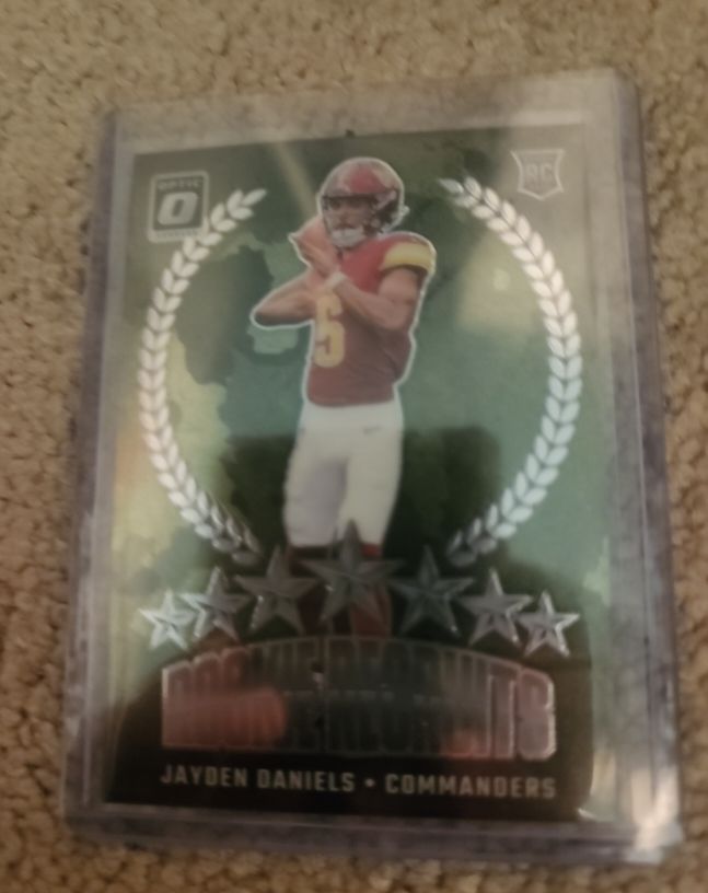 2023 Donruss Optic Rookie Debut Jayden Daniels — front