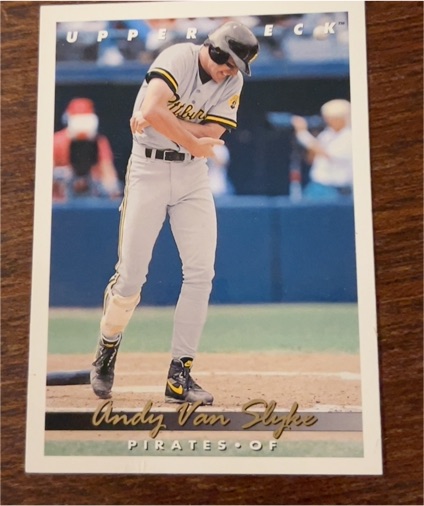 1991 Upper Deck #1 Andy Van Slyke — front