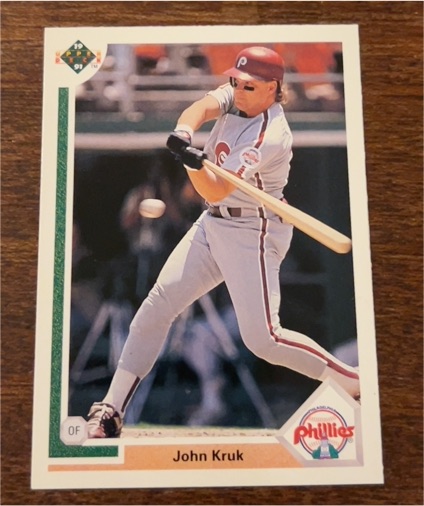 1991 Upper Deck #91 John Kruk — front