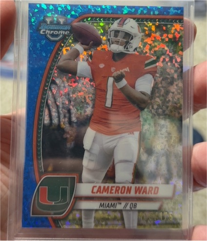 2022 Bowman Chrome #BCP-15 Cameron Ward — front