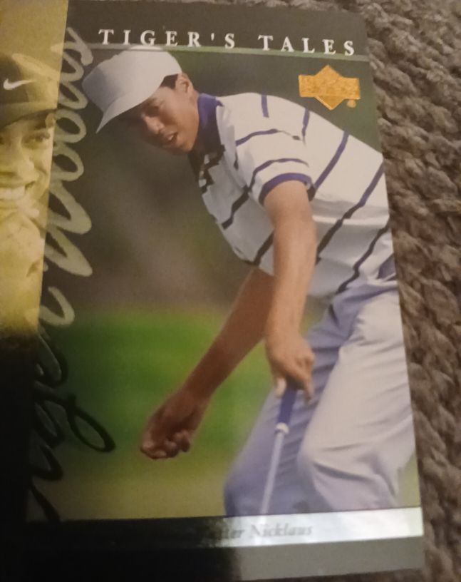 1997 Upper Deck Tiger's Tales Tiger Woods — front