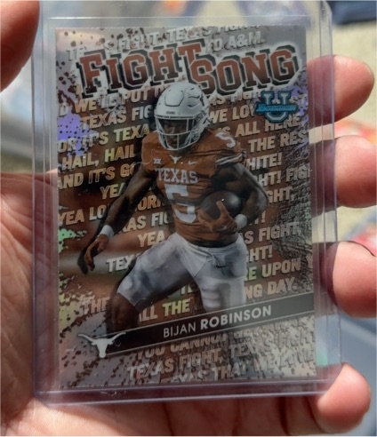 2022 Panini Fight Song Bijan Robinson — front