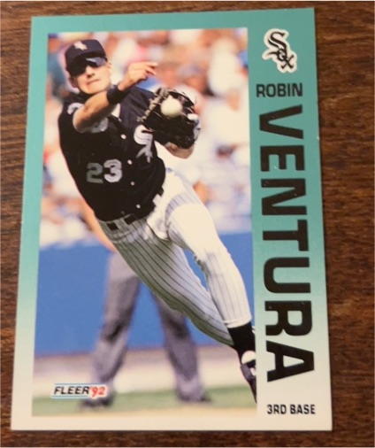1992 Fleer #23 Robin Ventura — front