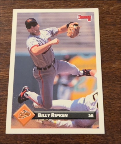 1990 Donruss #4 Billy Ripken — front
